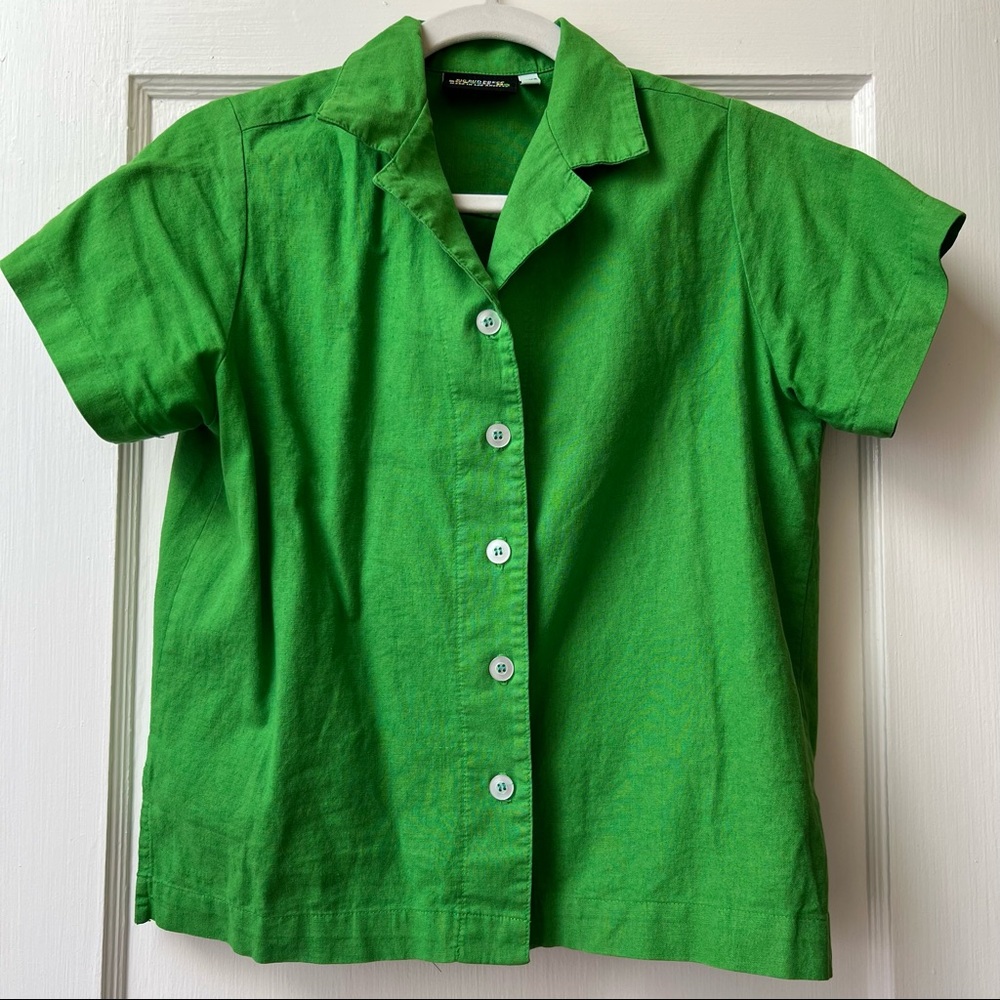 Big Bud Press Green Work Shirt in Size XXS